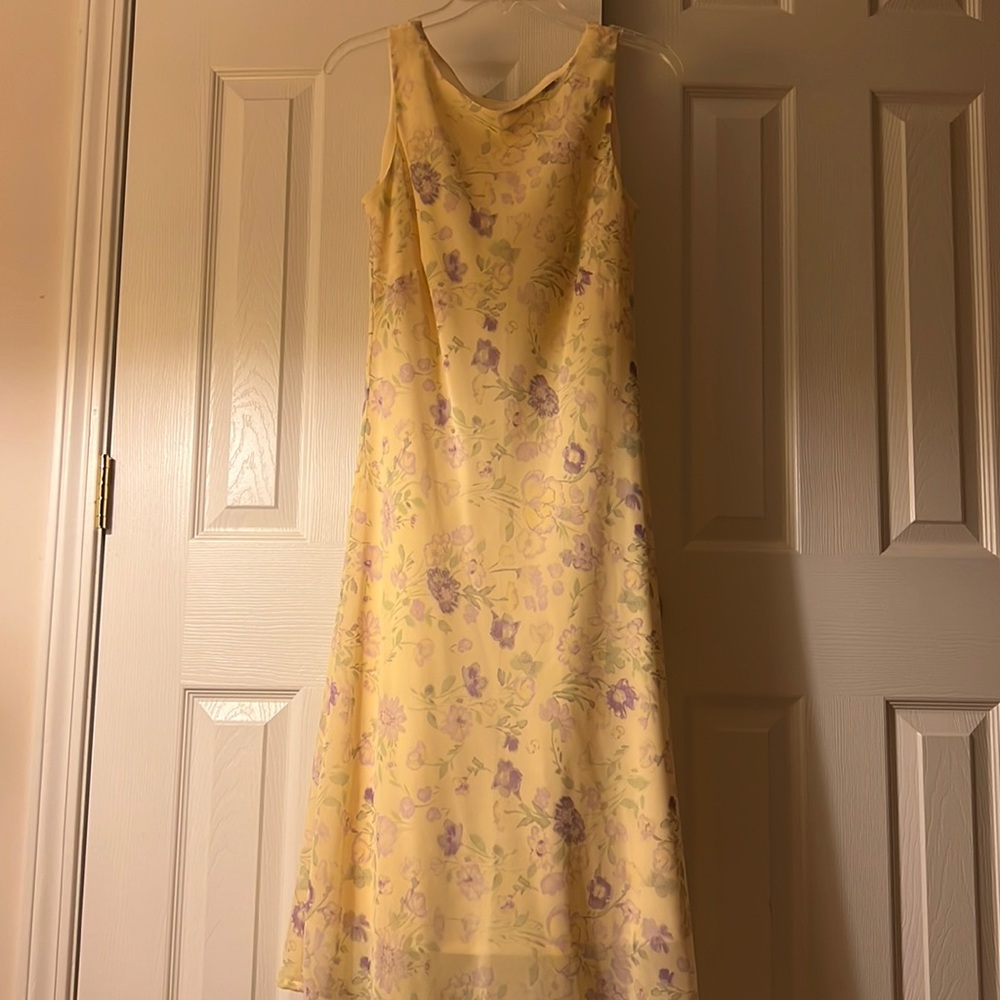 Beautiful floral spring dress